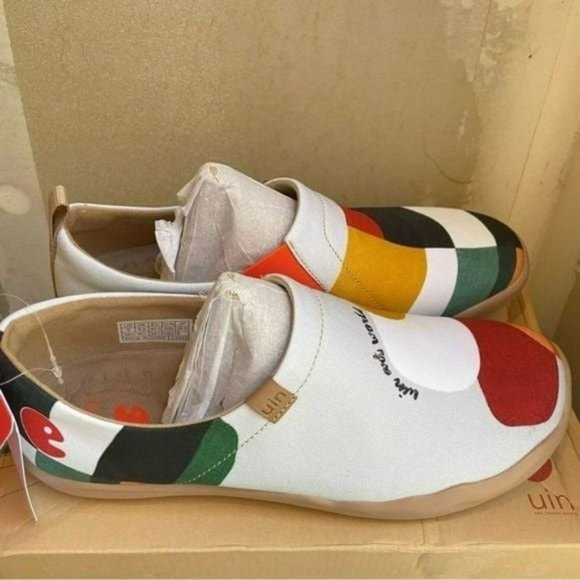 NWT UIN Slip On Shoes Canvas Comfortable Loafers Hold that Color - Picture 3 of 10